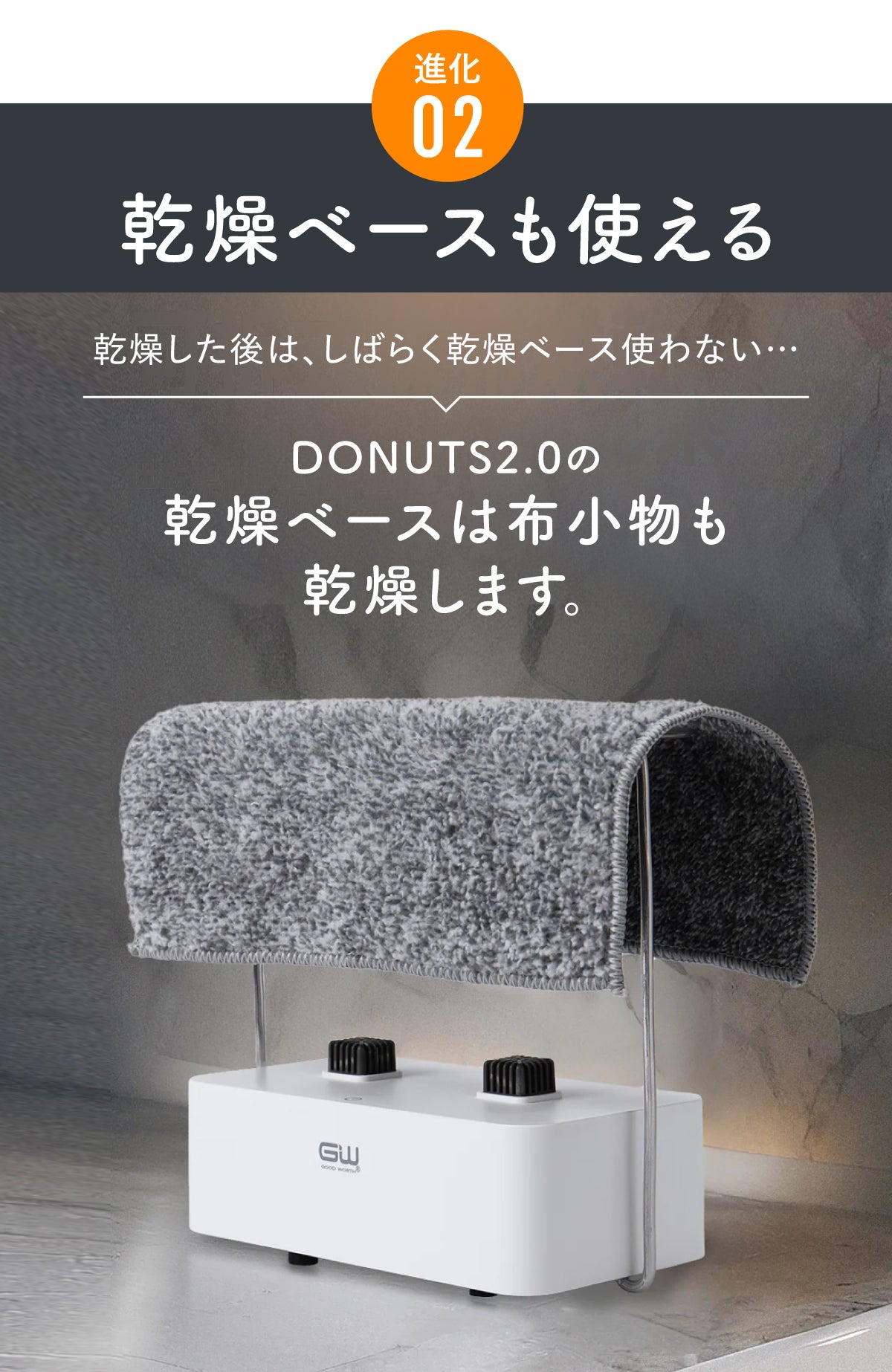 繰り返し使える】見た目も可愛い！パワフル吸湿の除湿消臭器DONUTS2.0
