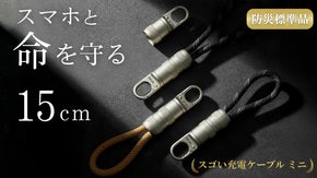 スマホとあなたの命を守るスゴい充電ケーブル【標準防災品】充電切れと高額修理ゼロへ
