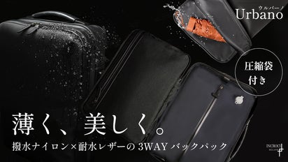 圧縮袋付き】ビジネスも遊びもこれ一つ。大人のための上質な3WAYバック