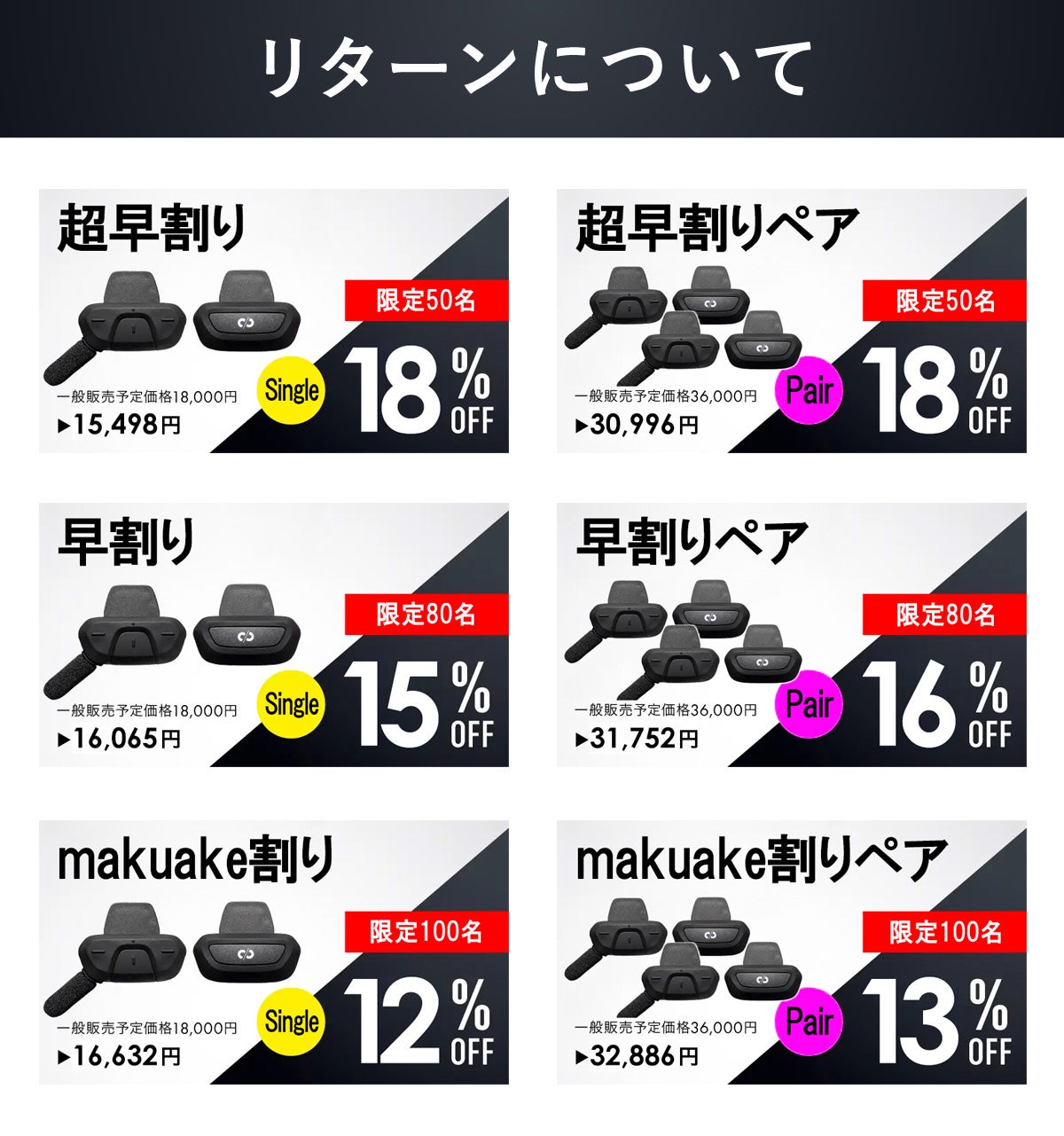 アンコール】超小型でどんなヘルメットにも簡単装着。オープンイヤー