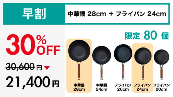 シリーズ累計1億円突破！革新的テクノロジー満載、鉄の極旨中華鍋の