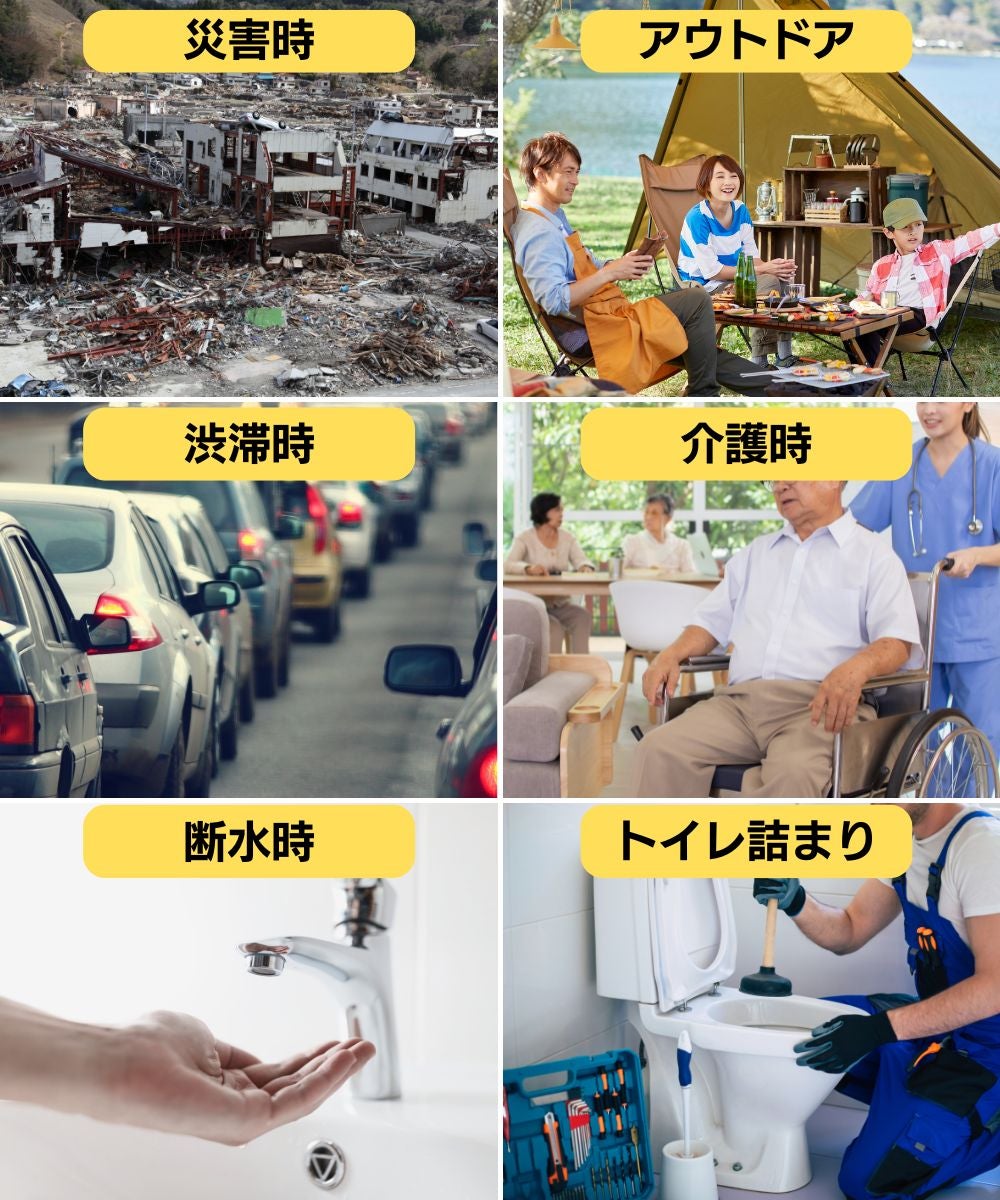 1台6役】地震、災害、緊急時もこれ1つで全て解決！多機能ポータブル