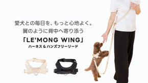 愛犬のための、美しい翼。 LE&rsquo;MONG WING ハーネス＆ハンズフリーリード
