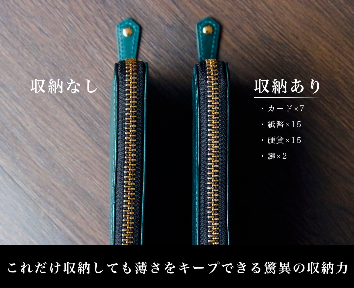 機能も中身も詰めてシリーズ史上最薄に挑む！新構造長財布 SATTO Max