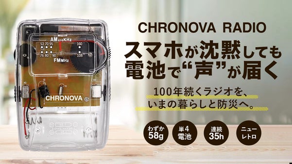 スマホが沈黙しても、声が届く。 58g・電池式・シンプル操作の防災ポケットラジオ
