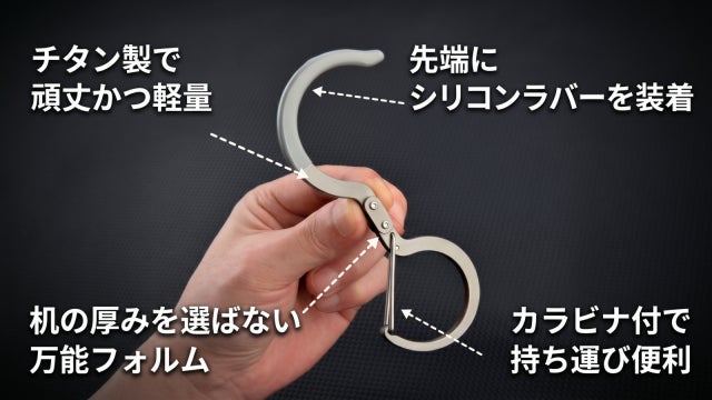Makuake｜ポケットからの落下や置き忘れから卒業。片手でサッと挟める