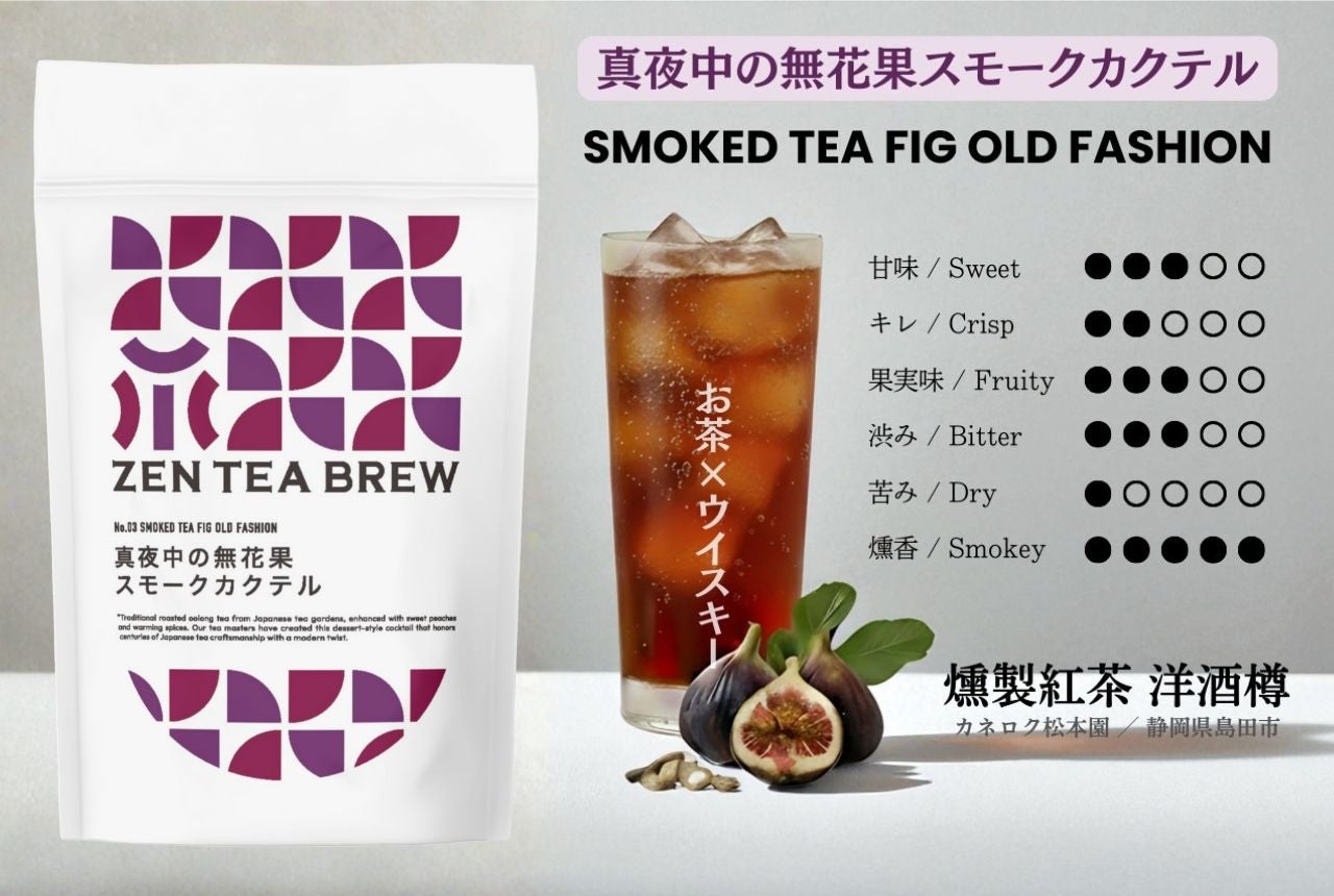 1時間で自宅で簡単、贅沢DIYカクテル。お茶をお酒で抽出する静岡茶