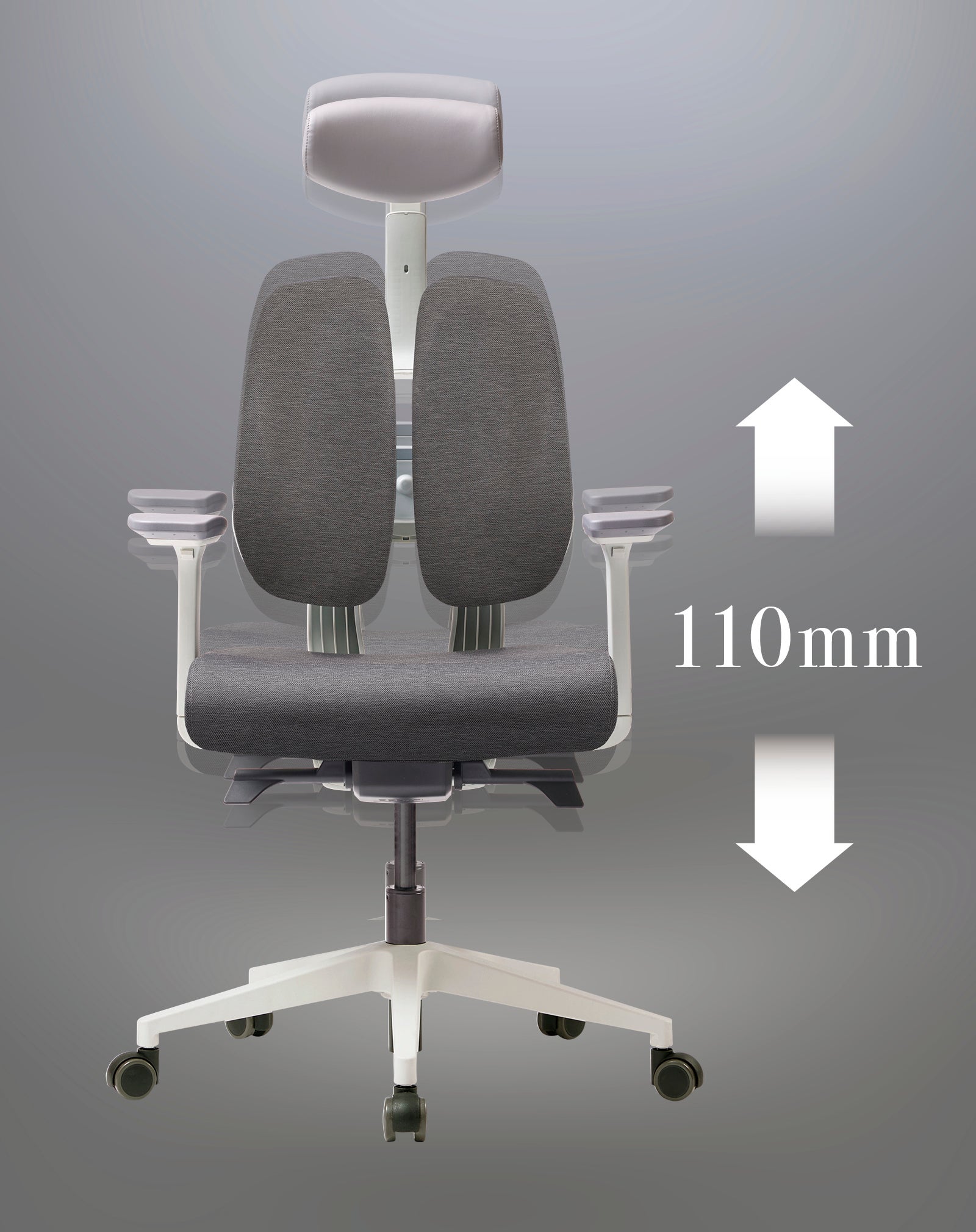 1日中座っても快適が続く。体に優しい革新的人間工学チェアDUOREST DX2