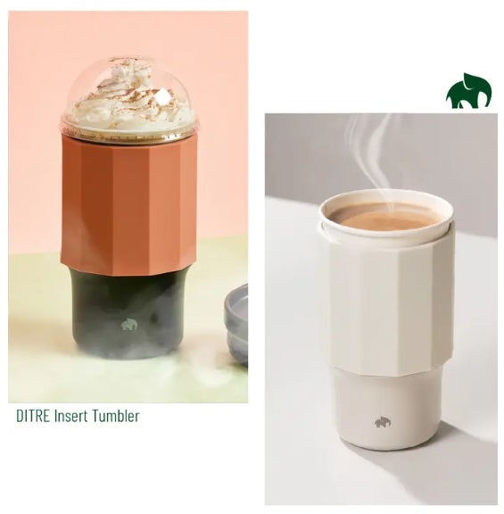 バランストーンとクールタンブラー 冷えたビールも、温かいコーヒーも! まるごと入れて温度キープする新