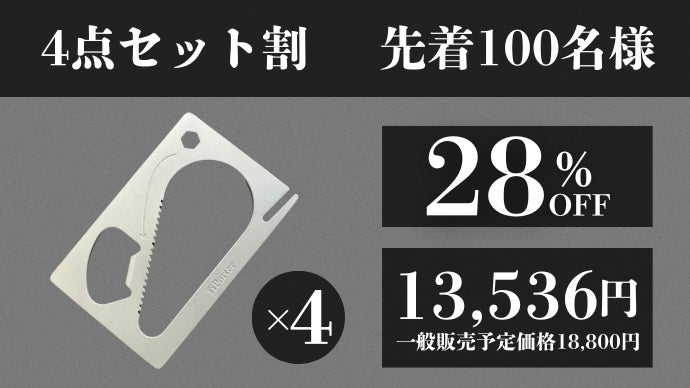 日常の「開かない」を減らす。「開栓」の悩みに対応したチタン製の