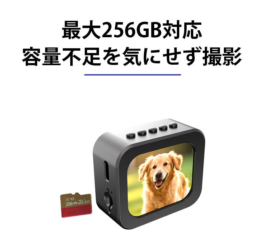 超本格的なミニカメラ】望遠ズームレンズ付属で本格的な画質と撮影距離