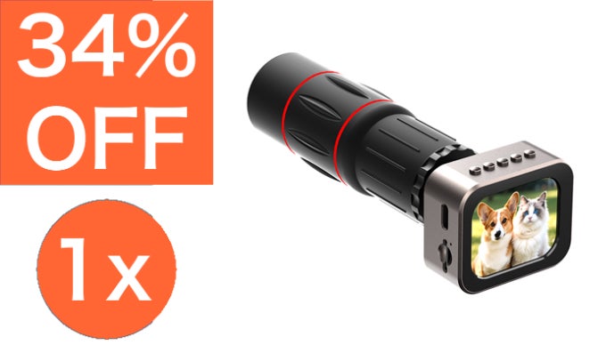 超本格的なミニカメラ】望遠ズームレンズ付属で本格的な画質と撮影距離