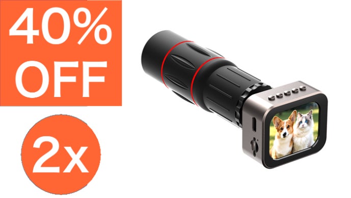 超本格的なミニカメラ】望遠ズームレンズ付属で本格的な画質と撮影距離