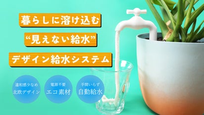 水やりの常識を変える。オランダ発・置くだけのセルフ給水システム