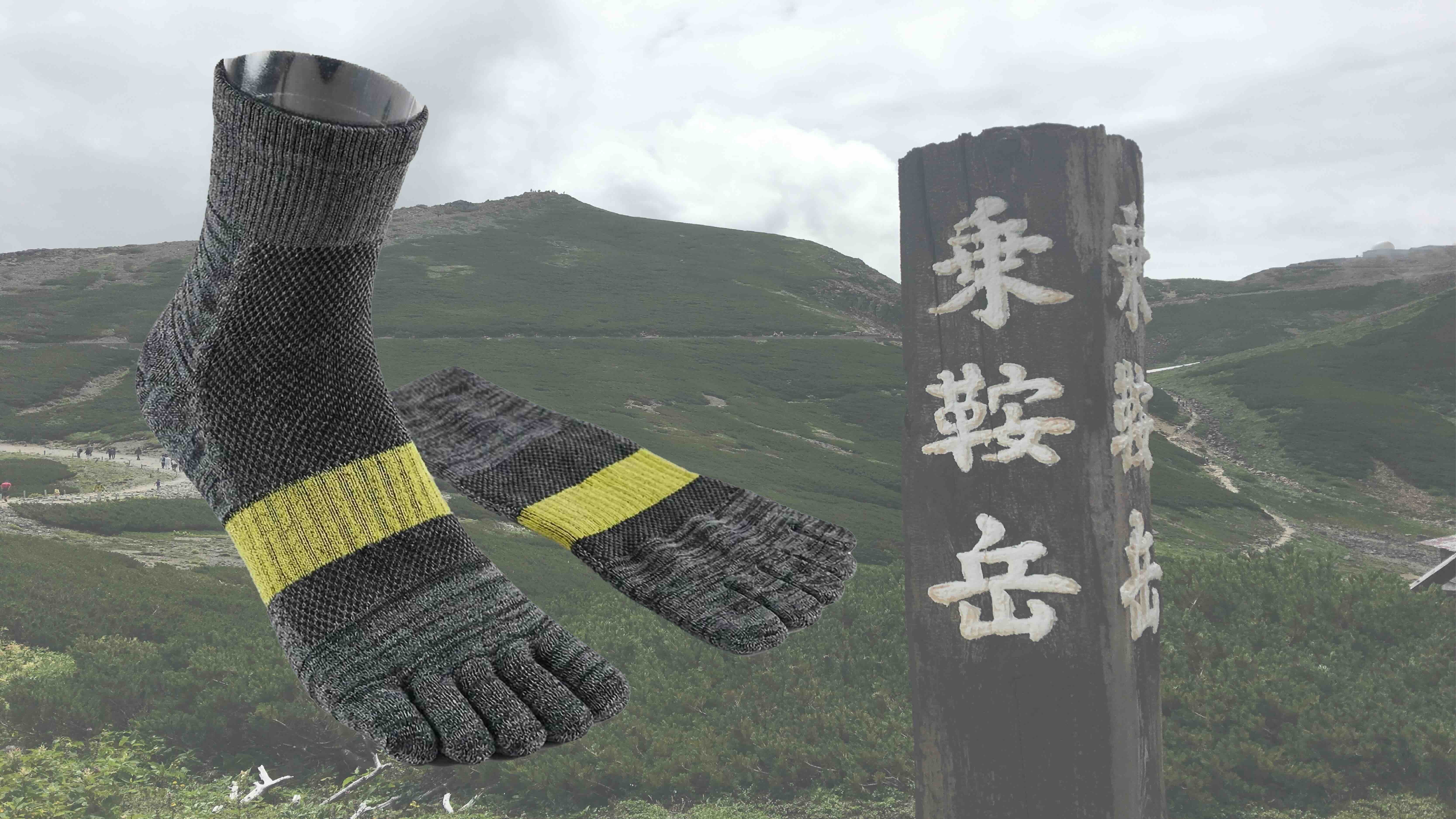 山足袋第二弾 5本指クルーソックス」もし5本指靴下が江戸時代にあっ