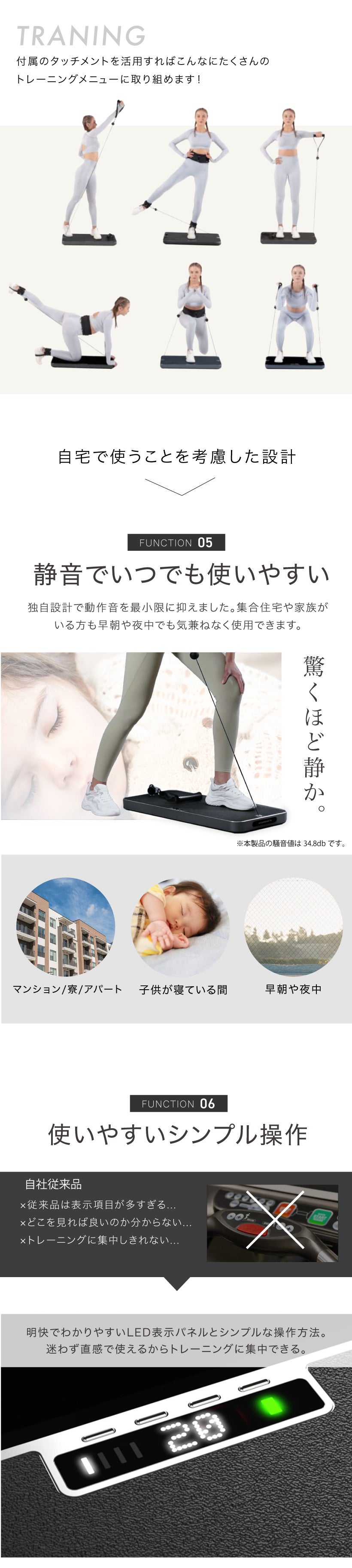 次世代ホームジム一台に集約100種類以上のトレーニング機能付き