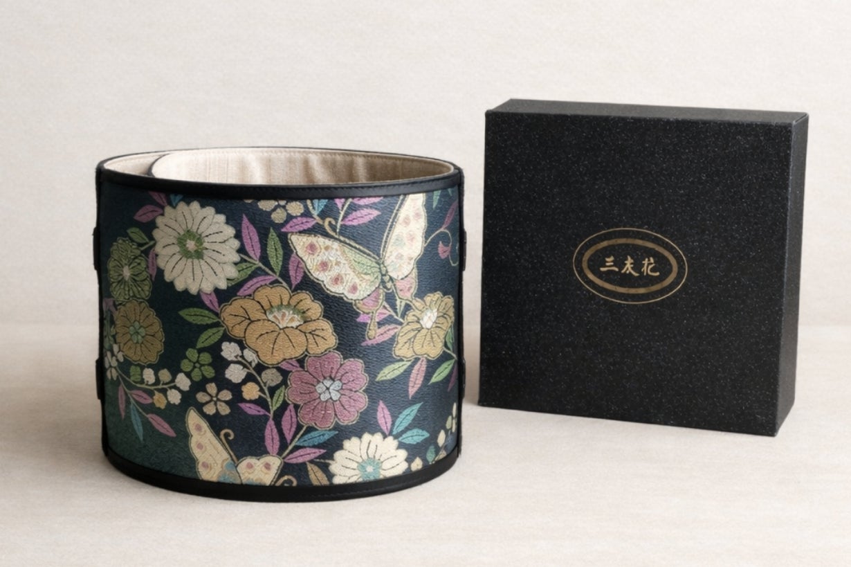 1分で背中が芸術になる・西陣織×本革の革帯ベルト Luxeiraラグゼイラ