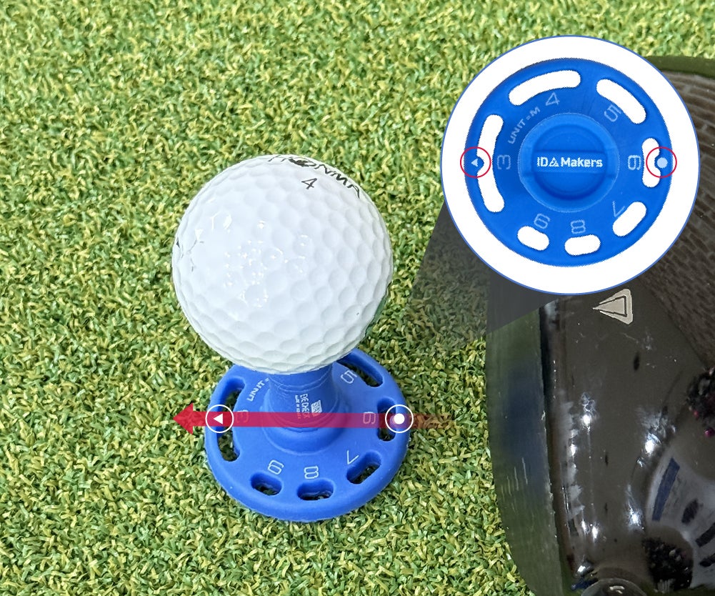 ティーショットからパットまで、完結。その場に留まるゴルフティー