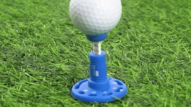 ティーショットからパットまで、完結。その場に留まるゴルフティー