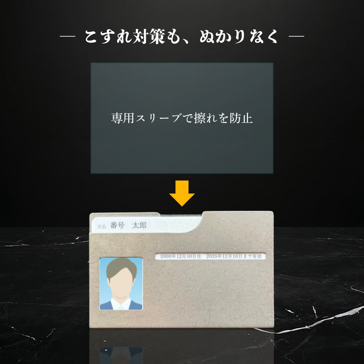 Makuake｜【取り外さず提示可能】チタン素材×極薄設計のマイナンバー