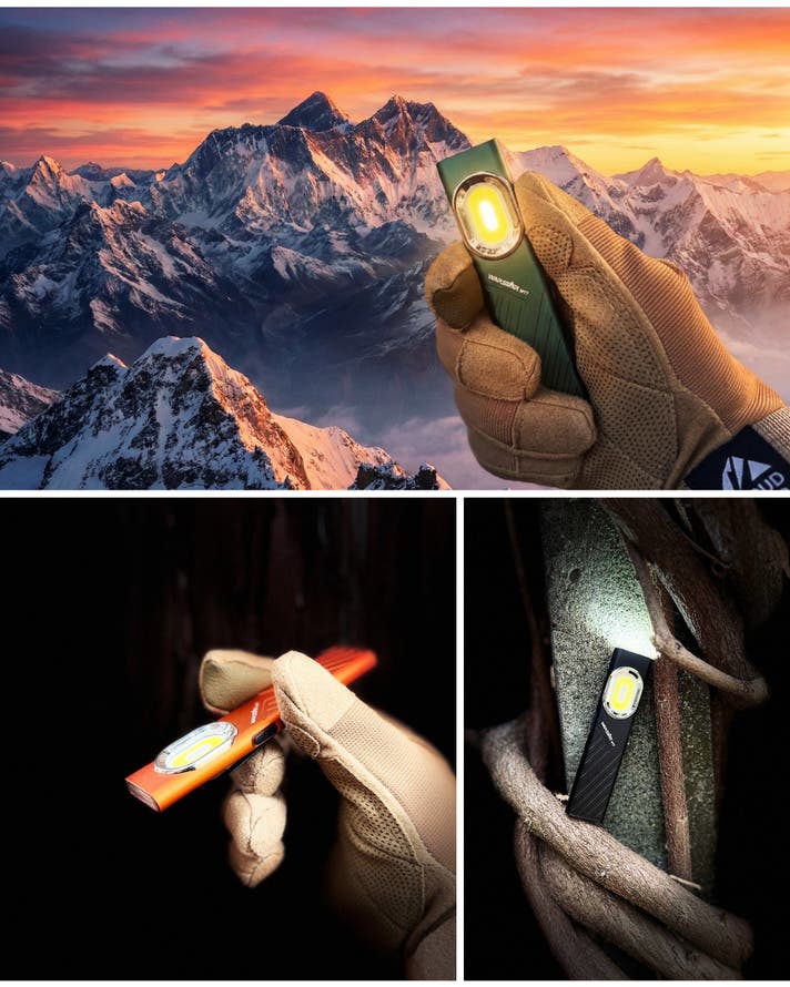 厚さ8mm・重さ35g。防災・野外・日常に備える。高性能薄型デュアル懐中