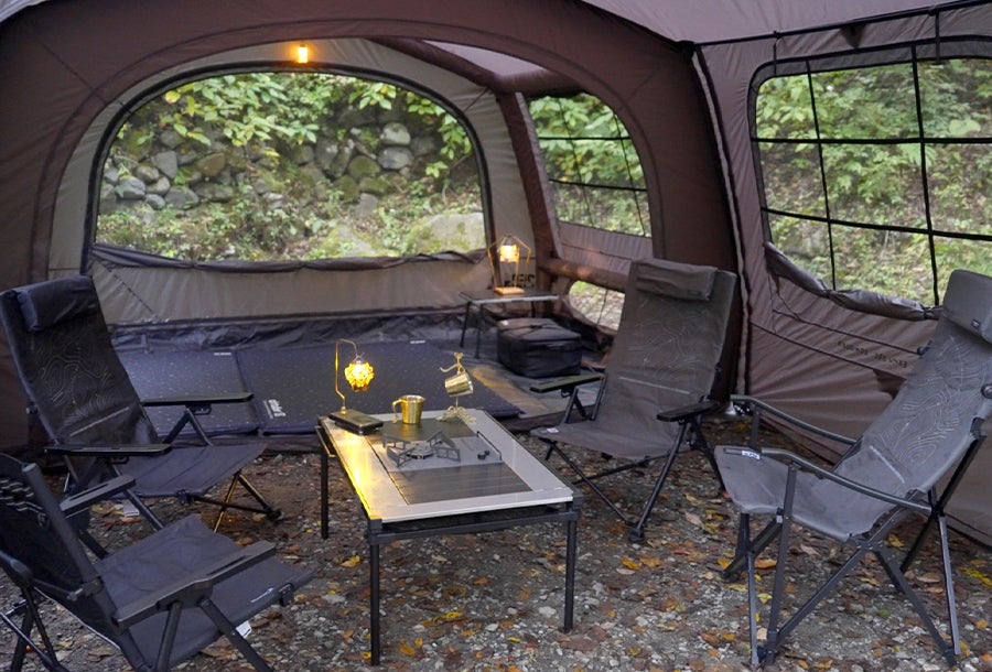 衝撃の21kg】軽量&大空間！ボタン1つで設営10分！T-250エアシェルター