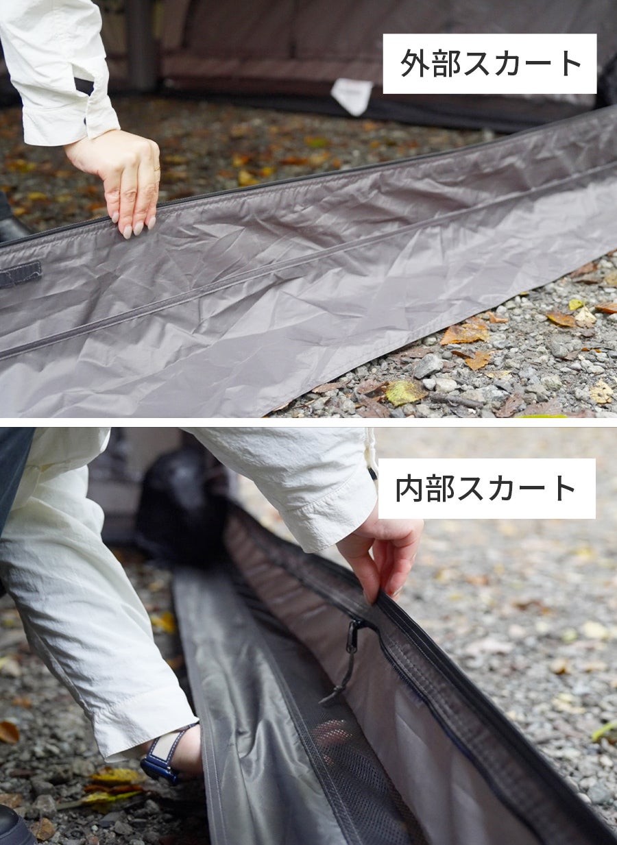 衝撃の21kg】軽量&大空間！ボタン1つで設営10分！T-250エアシェルター