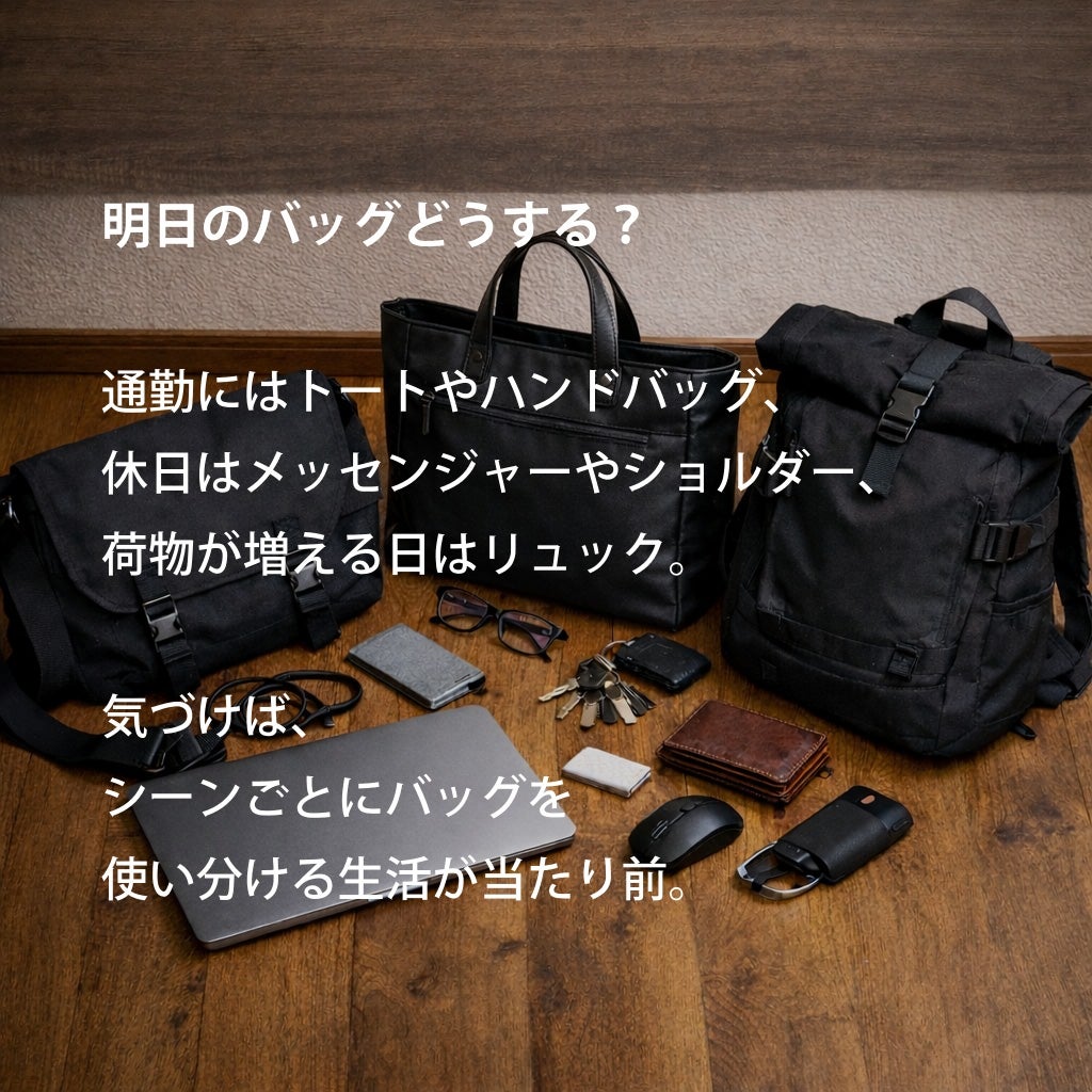 4WAY】通勤も休日もこれ一つで完結！PC収納付き、拡張する多機能大容量