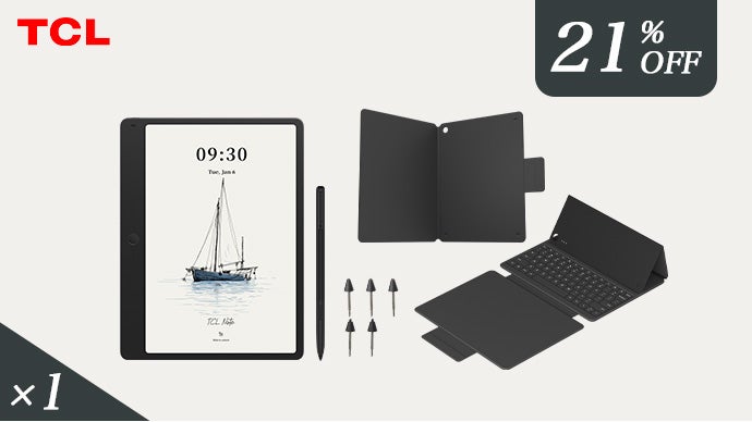 紙の質感に、AIの知性を。スマートノートTCL Note A1 NXTPAPER