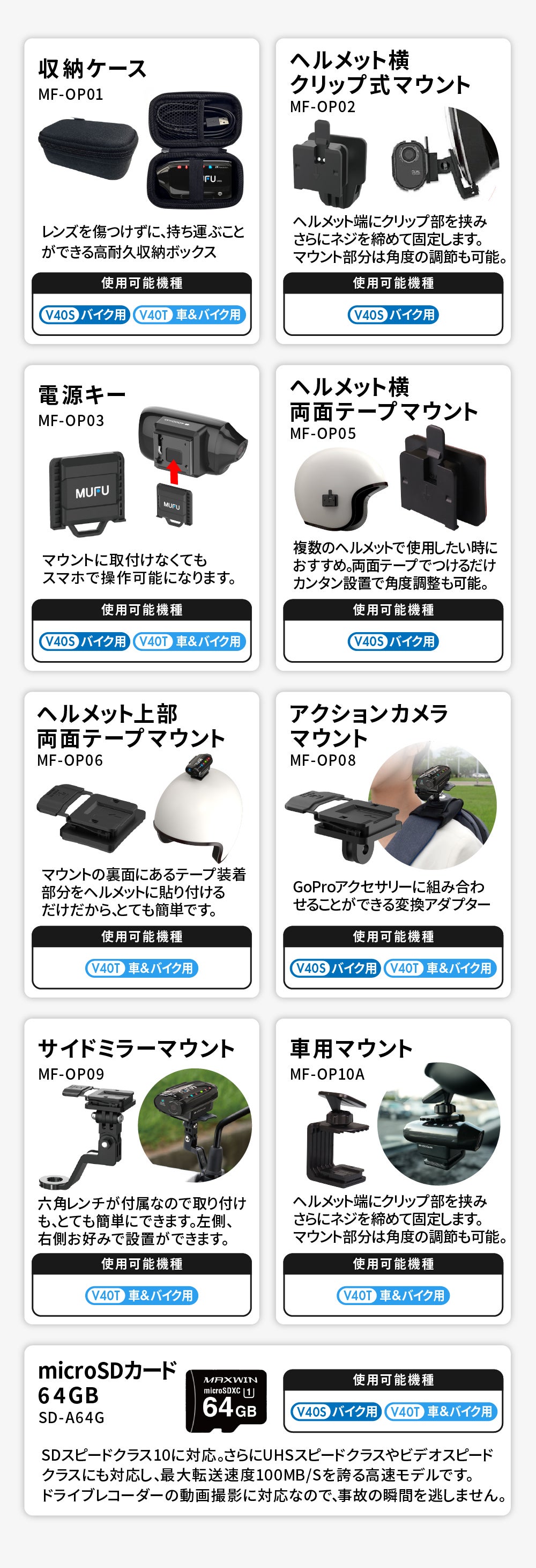 勝手に撮れる」時代へ。バイクも車も使える！前後2K自動録画カメラ搭載