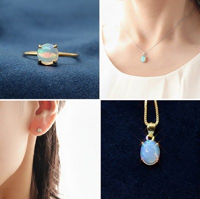 Makuake｜光まとう －遊色きらめくエチオピア産オパールジュエリー3点