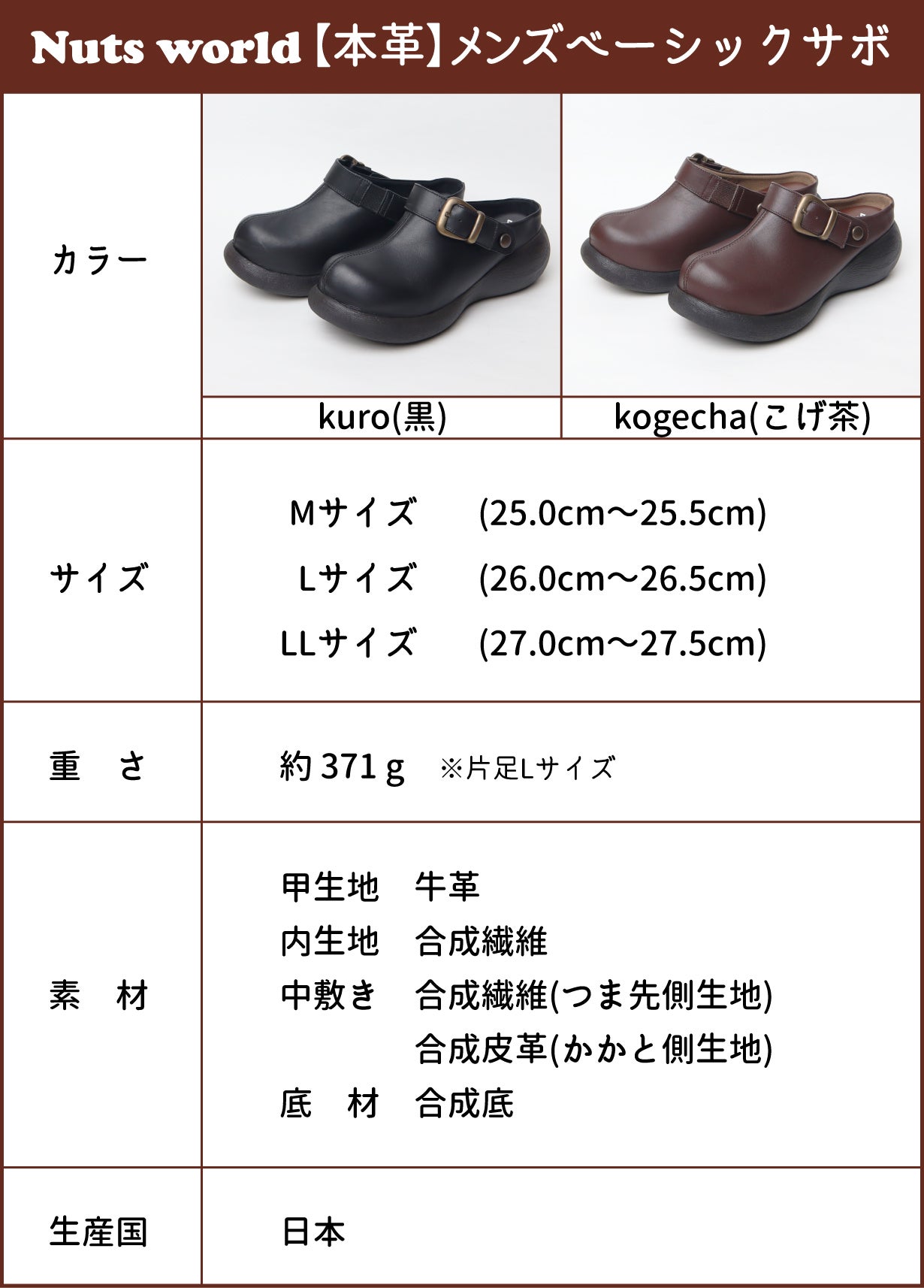 快適さも、個性も、譲れない。老舗靴メーカーが仕立てる本革メンズサボ