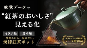 【味覚試験で実証】伝統の常滑焼の技が旨みを引き出す紅茶ポットで、気分も格上げ！