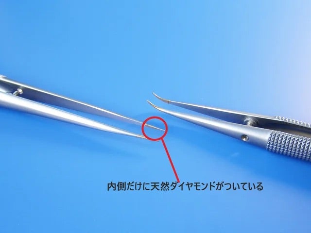 天然ダイヤモンドのピンセットが進化！クラフテムメディカルグリップ