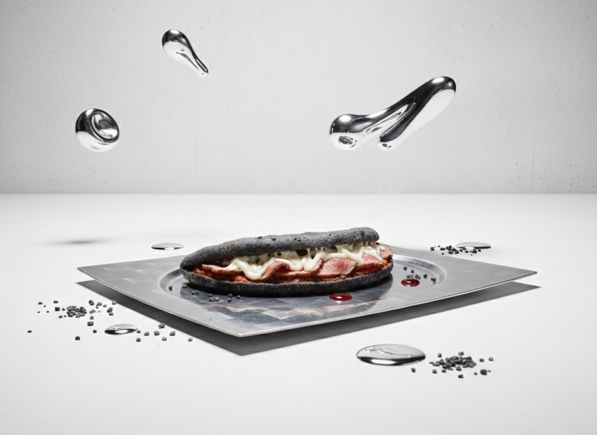 黒が魅せる、究極の食感。京都・W/PIZZA°から自家製竹炭生地の