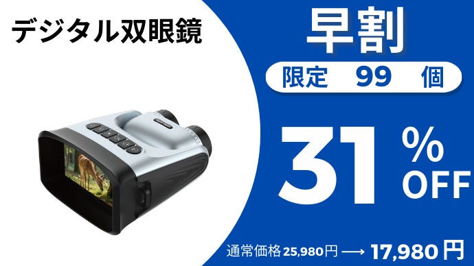 昼夜兼用！暗闇もはっきり見える180°回転レンズ搭載LUMIRISナイト