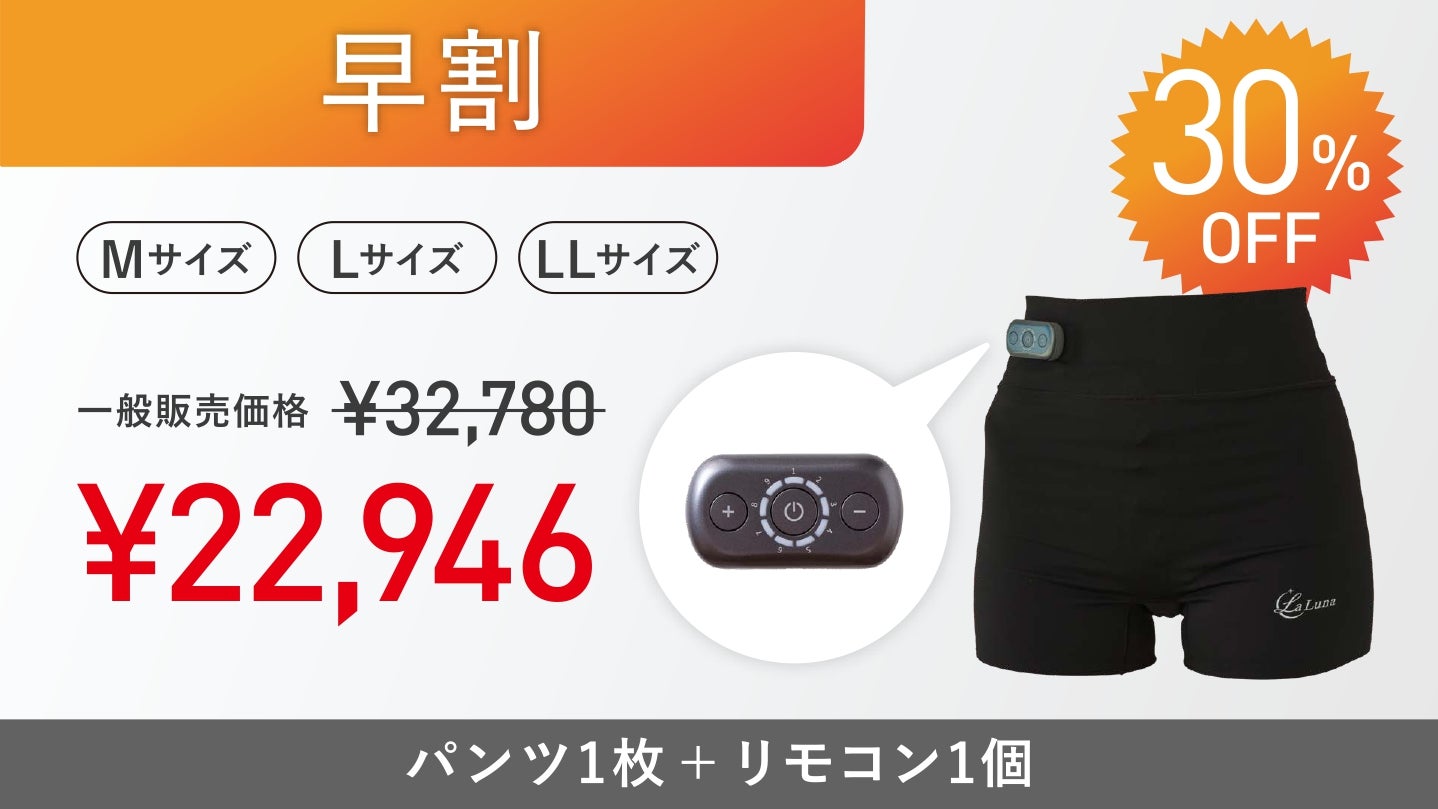 ながらでOK】ジェル不要のEMSパンツで骨盤底筋トレーニングをサポート