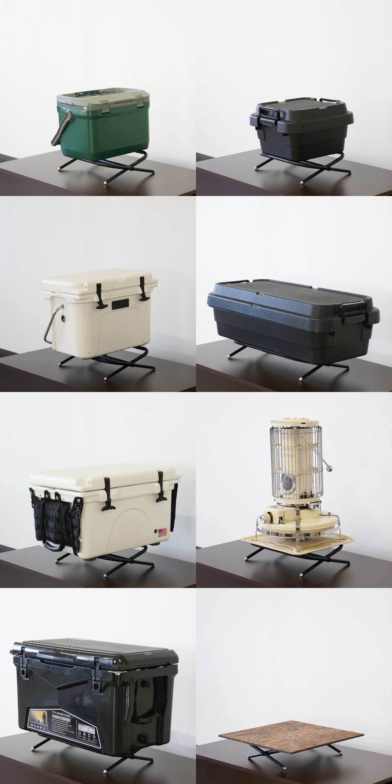 キンキンの冷たさを！軽量コンパクトな可変クーラーボックススタンド
