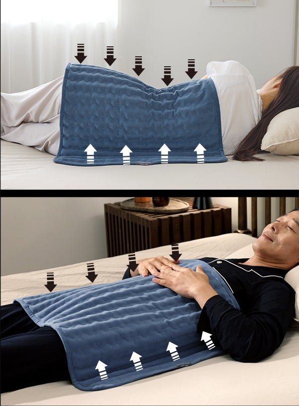 黒雲母を贅沢に詰め込んだ、新発想の重力ブランケット 【BEDMATE U