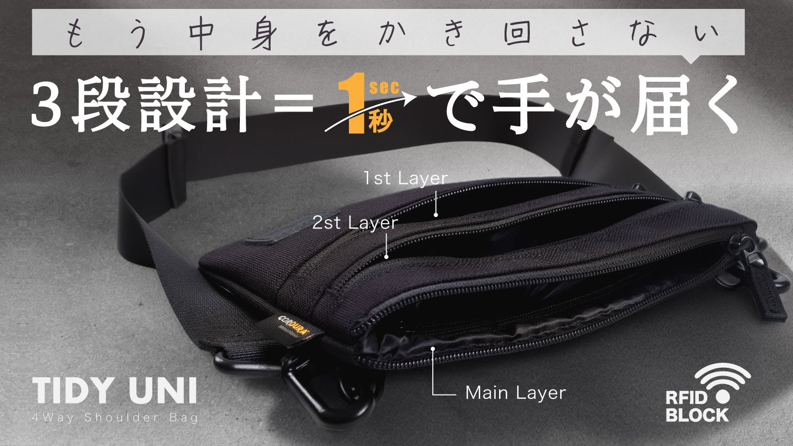 もう中身をかき回さない。1秒で手が届く、荷物を「見える化」する独自