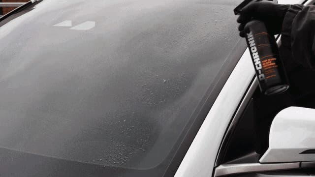 洗車王国ガラスコーティングワックス黒 洗車革命】カーコーティング×ガラスクリーナー油膜除去で撥水！時短