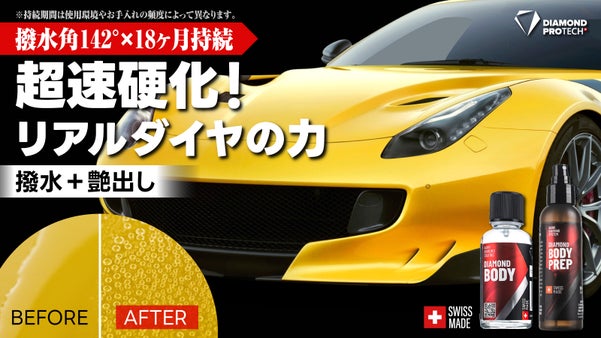 【車の光沢】超簡単・超速硬化・18ヶ月持続！車用強力コーティング3種キット