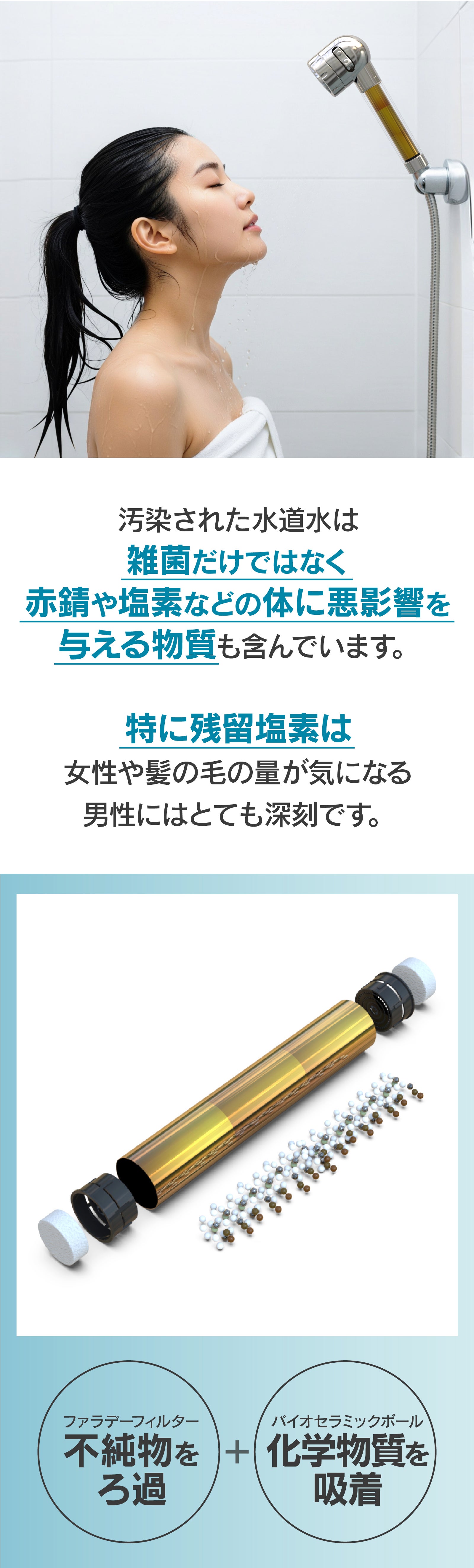 Water Therapy 浄水器 イオンシャワー 超保水力☆アクティブイオンシャワー☆浄活水シャワーの決定版!(送料別