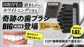 【累計3,300万本突破】「ホワイトニング※」&times;「奇跡の歯ブラシBIG」新登場
