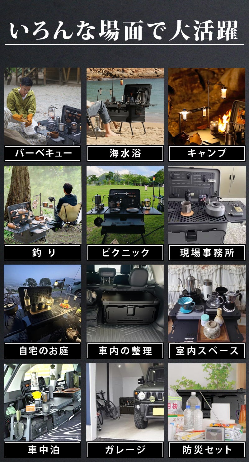DIYで進化】熟練技術×日本人の感性。50L大容量の多機能コンテナ