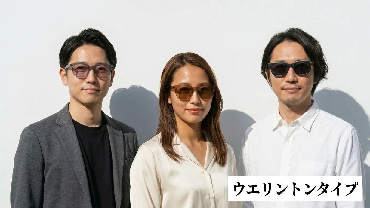 紫外線」「ブルーライト」から目を守る。日本人専用設計ハンドメイド