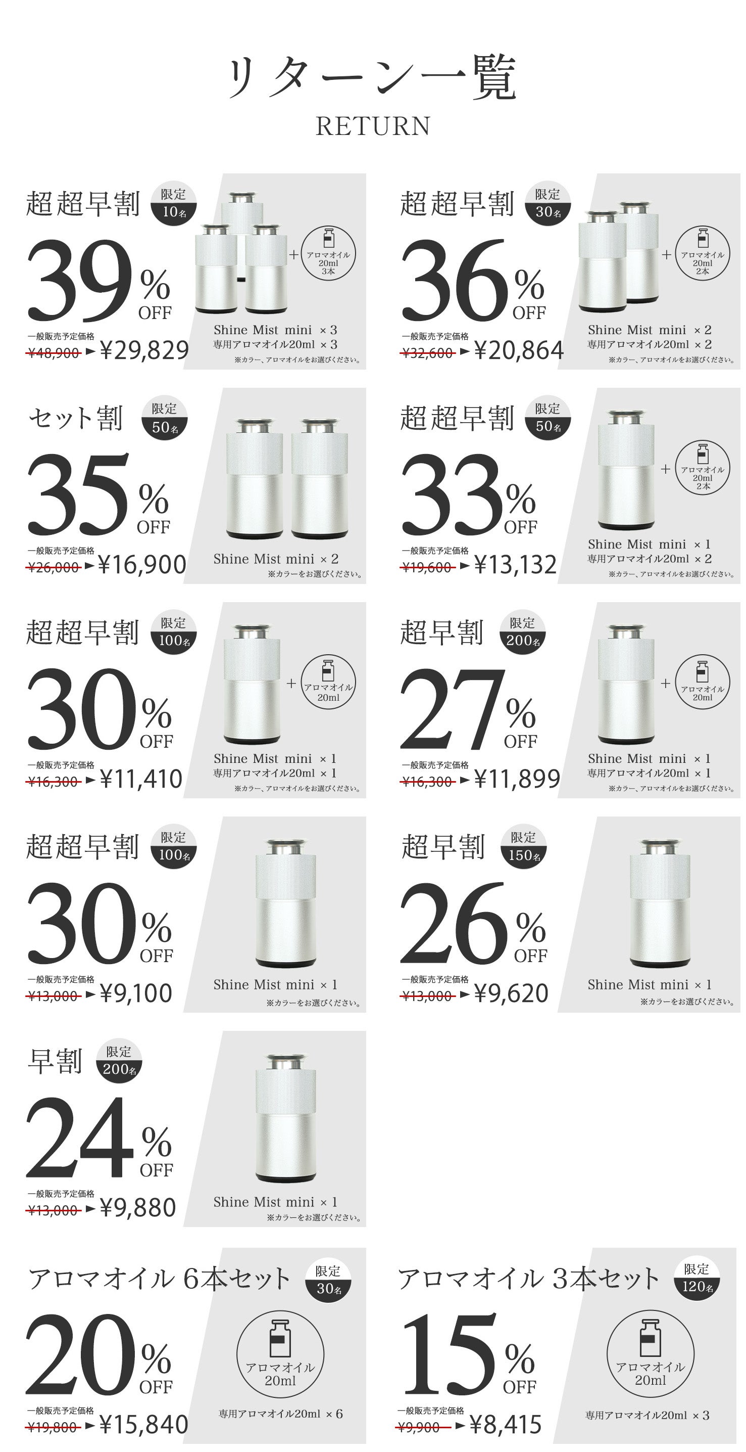 場所を選ばない】防湿設計で浴室から車まで使える。水不要のアロマ