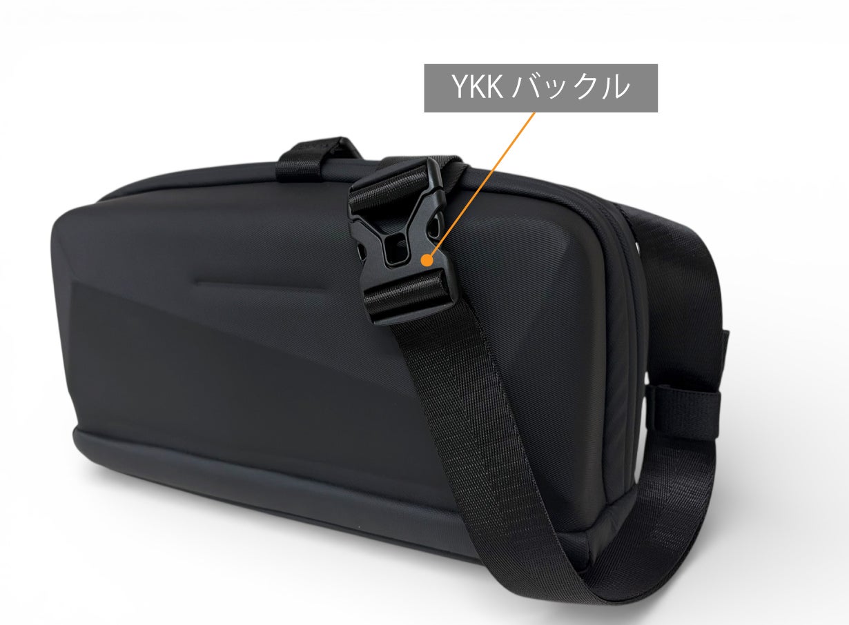 ファスナーの煩わしさから解放。片手でサッと1秒開閉！新世代