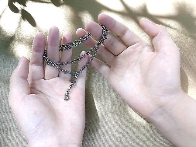 肌に優しい！【つけっぱなし】純チタンネックレス 日本製 純度99.9