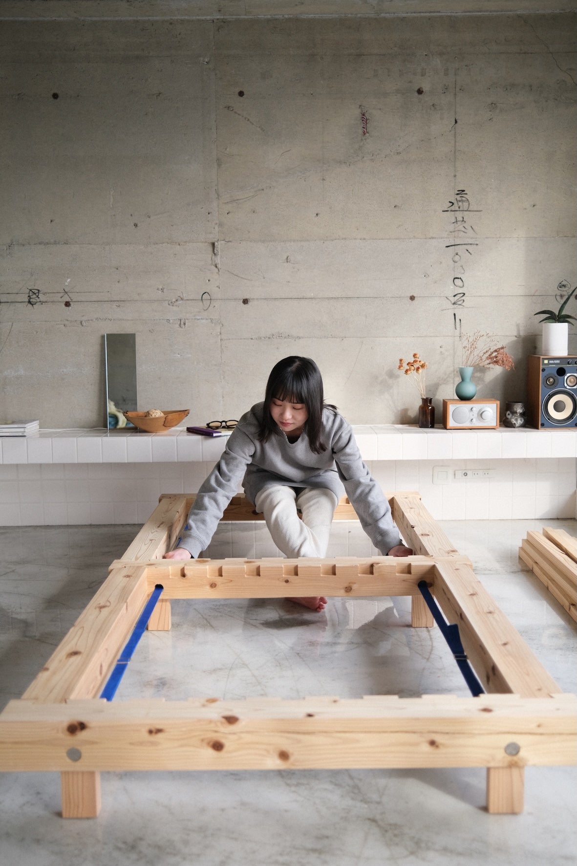 捨てずに環(まわ)す。伝統構法×現代建築技術による循環型無垢材ベッド